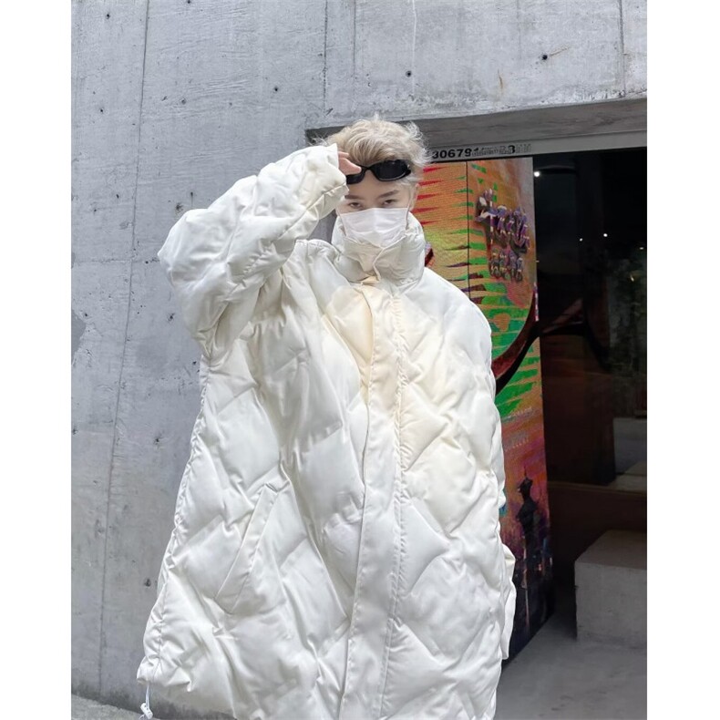 美式高街pu皮棉服男冬季痞帅宽松面包服外套M9004-P90,男装棉衣,星座1109-3