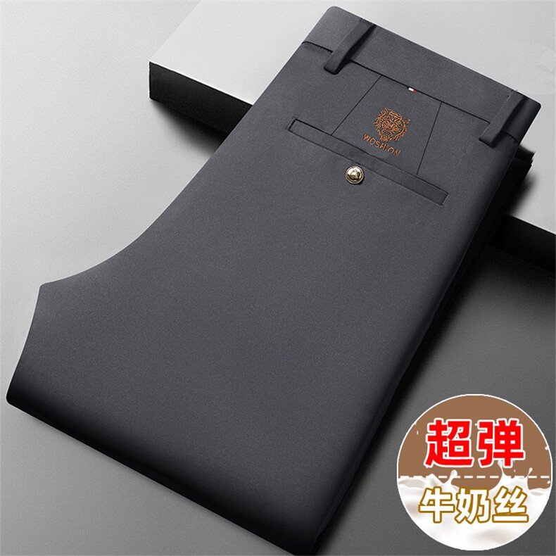 BFX181钱塘2020-2秋冬季新款商务休闲简约中年男士休闲裤货稳P60,男装休闲裤,钱塘207-2
