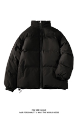 冬季棉服新款D2200-TP45不韩系港风休闲纯色立领保暖面包服，男装棉衣，电商A102
