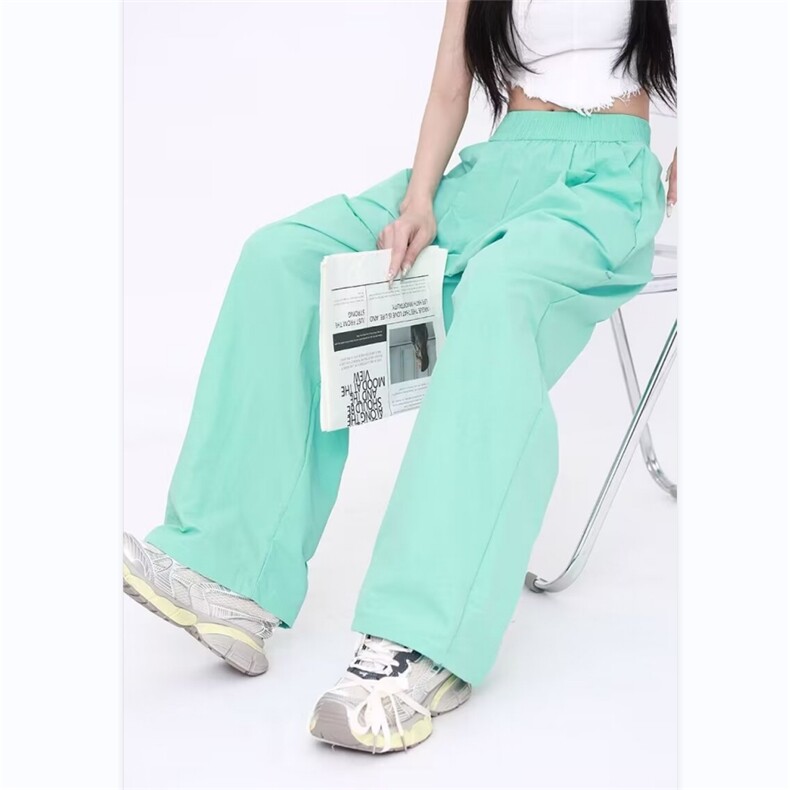 阔腿裤男女韩版潮流痞帅百搭休闲2024夏季新款ins长裤K5368-P35,男装休闲裤,星座412-2