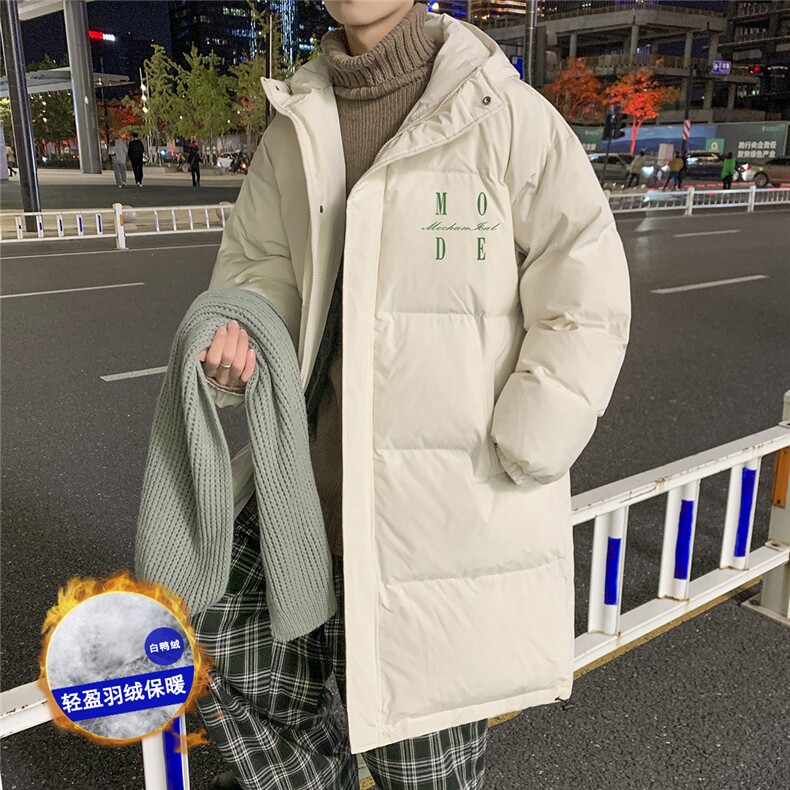 港风新款冬季百搭潮流复古情侣连帽羽绒服外套YR165P245控298,男装羽绒服,电商A247