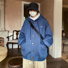 卫衣外套男春季日系宽松大码连帽开衫潮流上衣-JK23102-P65控88，男装卫衣，星座605(原A050)