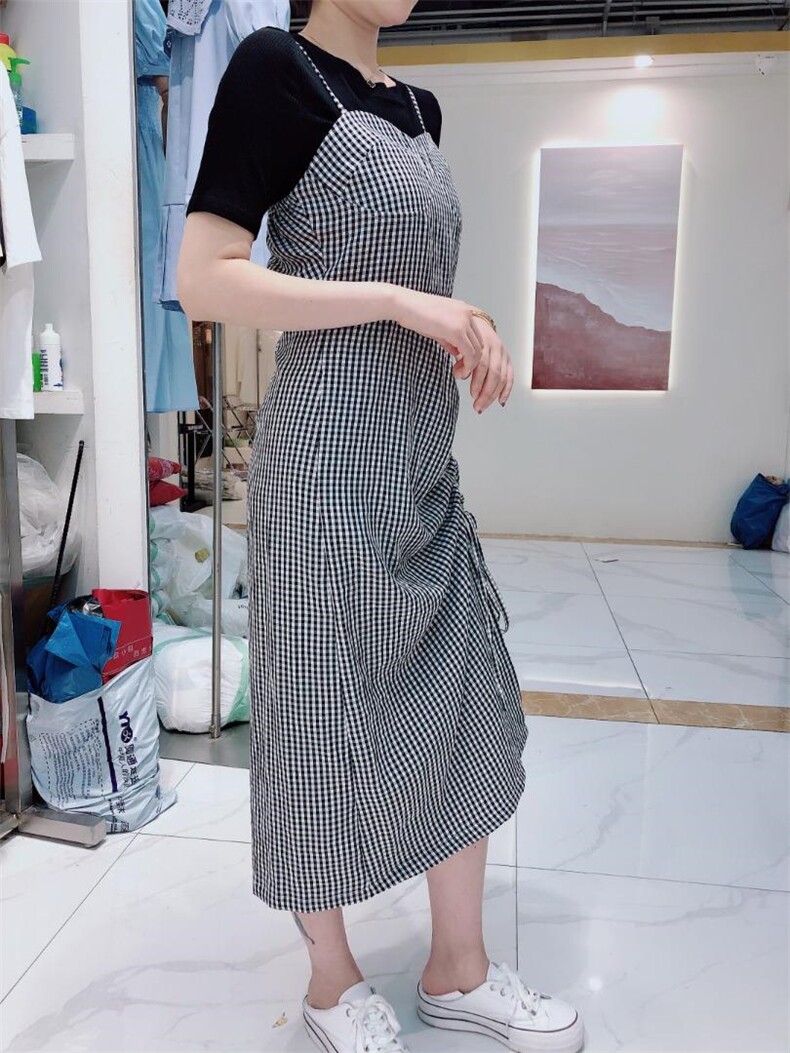 2021夏季新款时尚套装连衣裙,女装套装/套裙,迷吉meeggle