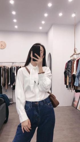 领子系带百搭衬衣,女装,焦点预报