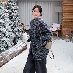 新款大货已出90绒小香风羽绒服 2D014-10039-P235-K378图片