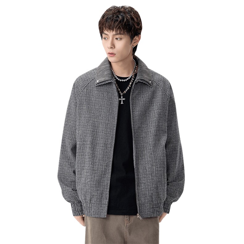 美式大码休闲夹克外套8567-P80控169大码元,男装夹克,星座209