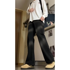 牛仔裤男女韩版潮流高街帅渐变色百搭2024冬季ins长裤RK2291-P48，男装牛仔裤，星座412-3