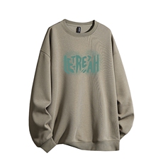 得物供货、复合重磅420克现货圆领卫衣宽松HD019-1-HMY427-P35，男装卫衣，电商019-1