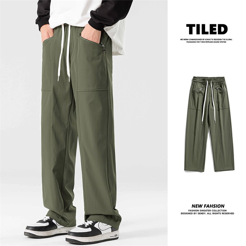 秋季大码男士M-8XL时尚休闲个性口袋直筒休闲裤大码，男装休闲裤，星座209