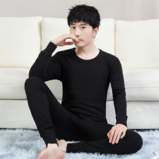 保暖内衣男士秋衣秋裤纯棉纯色棉毛衫全棉保暖套装TZ3203-40，男装棉衣，星座310B-3