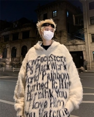 美式连帽毛衣男慵懒风休闲针织衫M9195P65，男装针织衫/毛衣，星座1116-2