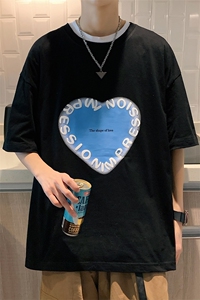 ！200G！2023春夏新款发泡印花男士短袖T恤纯棉体恤T2209P25图片