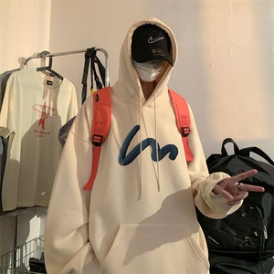 ！发泡印花！连帽圆领卫衣男装港风帽衫男 LM123-P35图片
