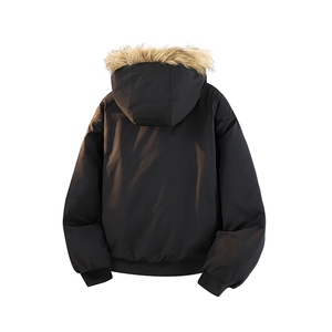 8XL-M 复古双面加厚毛绒皮草短款工装派克服外套MY1707P158控188图片