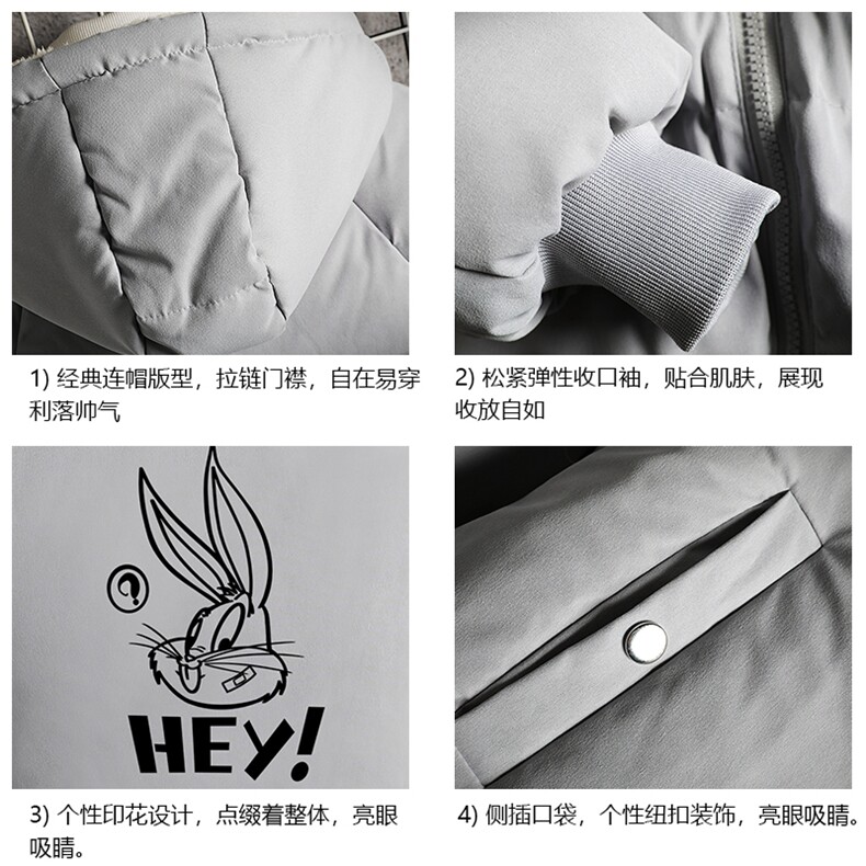 MY16179-P100加厚加绒连帽衣男大码服男面包服男网格挂拍,男装棉衣,电商A040A