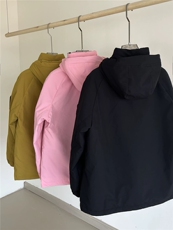 2025年秋季加厚户外羽绒冲锋衣男女同款中长款立领长袖，女装羽绒服，禾雯电商供货