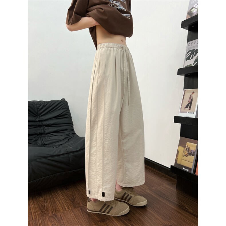 2025夏季新款潮牌百搭直筒阔腿裤休闲小脚九分裤男2533-P40控59,男装休闲裤,电商C305A