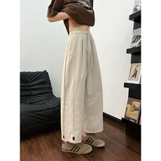 2025夏季新款潮牌百搭直筒阔腿裤休闲小脚九分裤男2533-P40控59，男装休闲裤，电商C305A