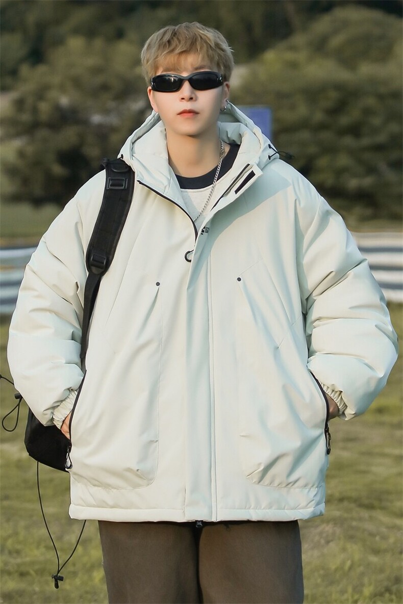 抖音得物棉衣男防风防水冲锋衣连帽棉服加厚棉服外套JH-MY845-P65,男装棉衣,星座717