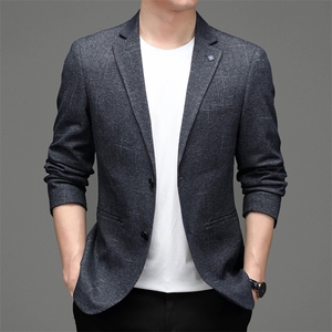 西服男秋冬季潮款休闲商务西服上衣中年男士单西外套MY821-P175图片