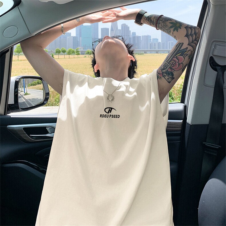 可48小时发货支持抖音得物来样二开240克重磅美式纯棉背心无袖t恤，男装背心/马甲，电商A486-1