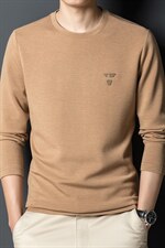 2023冬季新款毛衣男休闲圆领时尚针织衫中年爸爸装YYK55-P120,男装针织衫/毛衣,电商B212（原钱塘6029）