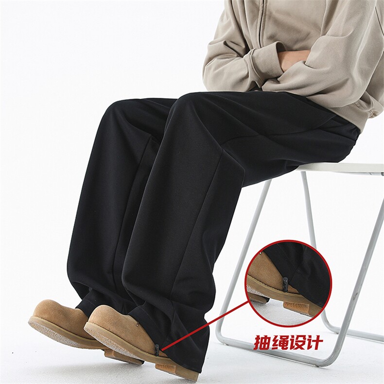 现货重磅高品质垂感情侣华棉安可拉红弯刀卫裤男K135-P45控68,男装休闲裤,星座205