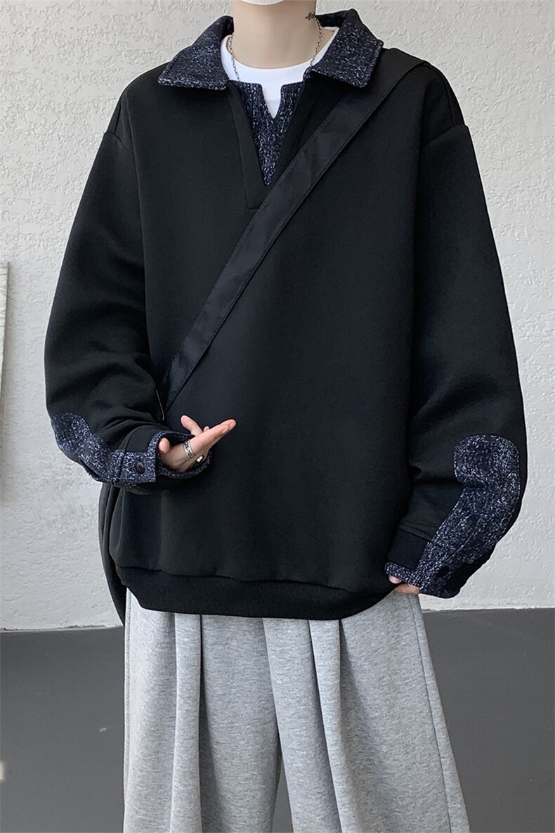 WY10173-特批50加绒P60美式重磅绒感V领卫衣大码撞色上衣外套,女装短外套,电商A059
