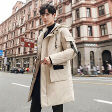 电商B2472020冬季新款男修身白鸭绒休闲羽绒服潮F006，男装羽绒服，电商B247