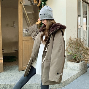 现货  军绿色派克内胆羽绒服加厚外套 5837-P275-K408图片