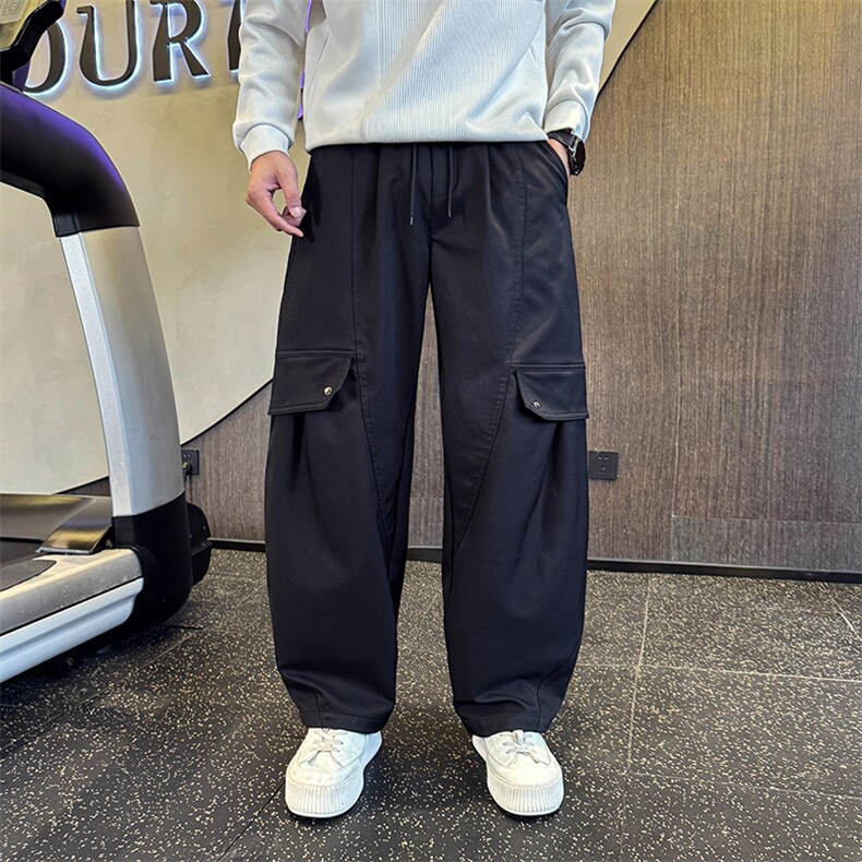 解构秋季新款弯刀工装裤男阔腿直筒裤A368-K2980-P68,男装工装外套,电商A368