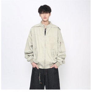 W10542-P75 网图现货 新款设计感宽松百搭棒球服夹克外套  高品质图片
