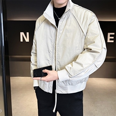90新标2025设计款立领简约休闲加厚保暖羽绒服外套5889-P295，男装羽绒服，电商A413