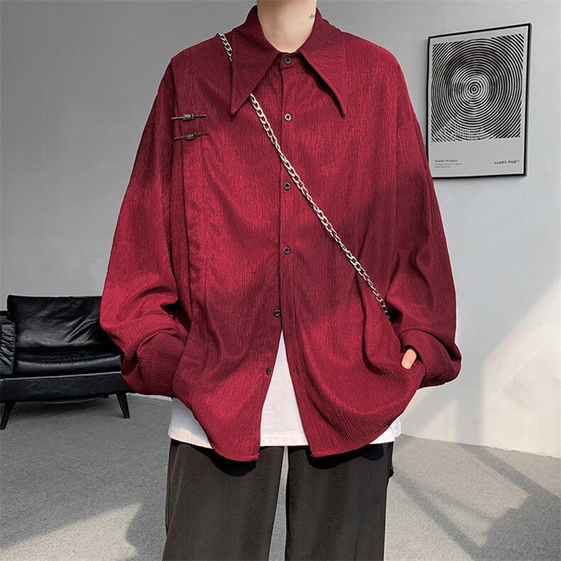 已下单数据款CS7136-P55控78大码新中式风重磅高品质衬衫，男装衬衫，电商D232