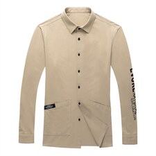 C727钱塘2020-2男士精品高端欧货品质休闲衬衫纯棉长袖P53，男装衬衫，钱塘207-2