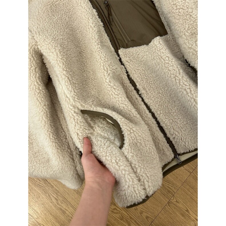 秋冬新款羊羔毛外套GS04-P85成分100聚酯纤维,女装短外套,星座1302