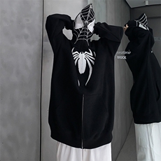 美式复古街头棒球服高街设计感bf慵懒夹克外套MY08533-P68，男装卫衣，星座308B-1