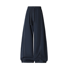 宽松阔腿裤坠感休闲舒适明线设计垂顺S-3XL2091特批2648，男装休闲裤，星座718-1