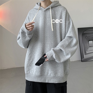 连帽卫衣男大码运动服帽衫外套WY2294-P35 加绒款-P40图片