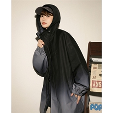 2026中性风山系防水冲锋衣渐变色夹克女大码M-5XL休闲JK77088P85，男装夹克，星座227-7