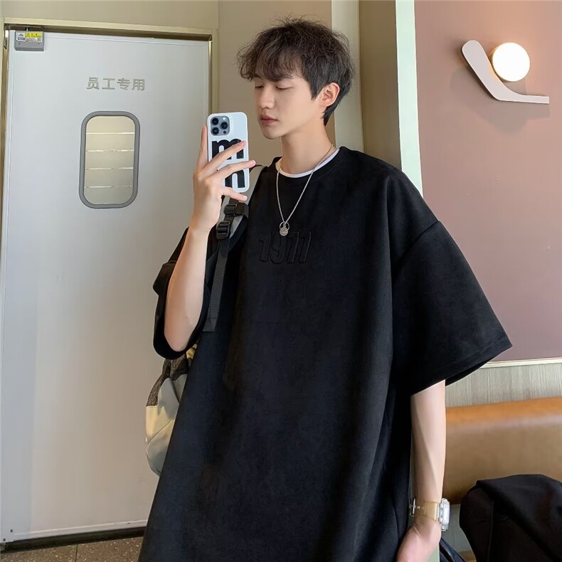 2023春夏季新款男休闲圆领短袖T恤T3027P28,男装T恤,星座1116-2
