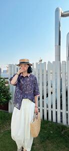 纯苎连衣裙小衫裤子裙子衬衣
时尚风
风淑女风休闲风图片
