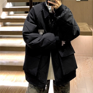 冬季2023大码港风棉衣棉服情侣装冬装男女中性宽松外套S273-P118图片
