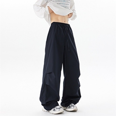 8XL-M春夏美式工装裤子大码冲锋裤休闲直筒褶皱伞兵裤KZ1950/P48，男装休闲裤，电商B238