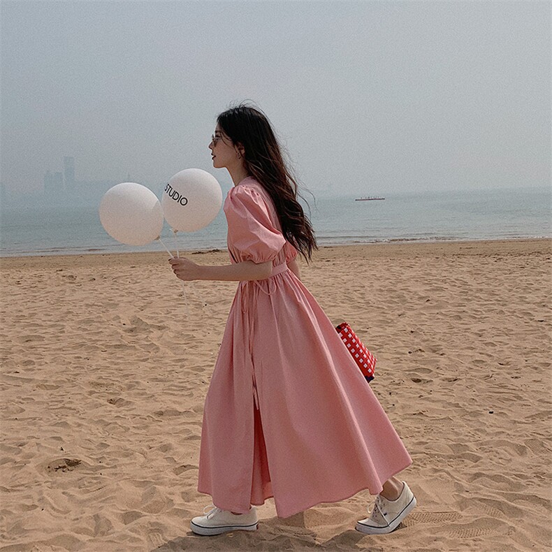 现货2021夏季新款初恋裙法式浪漫119-FQ208-P85控138,女装连衣裙,叁秋一裳
