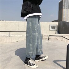 超火cec裤子男韩版潮流ins潮牌宽松九分裤痞帅学生休闲裤nk35-p38图片