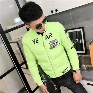 美式重工刺绣棒球领棉服社会小伙棉衣保暖外套C301B-MF05图片