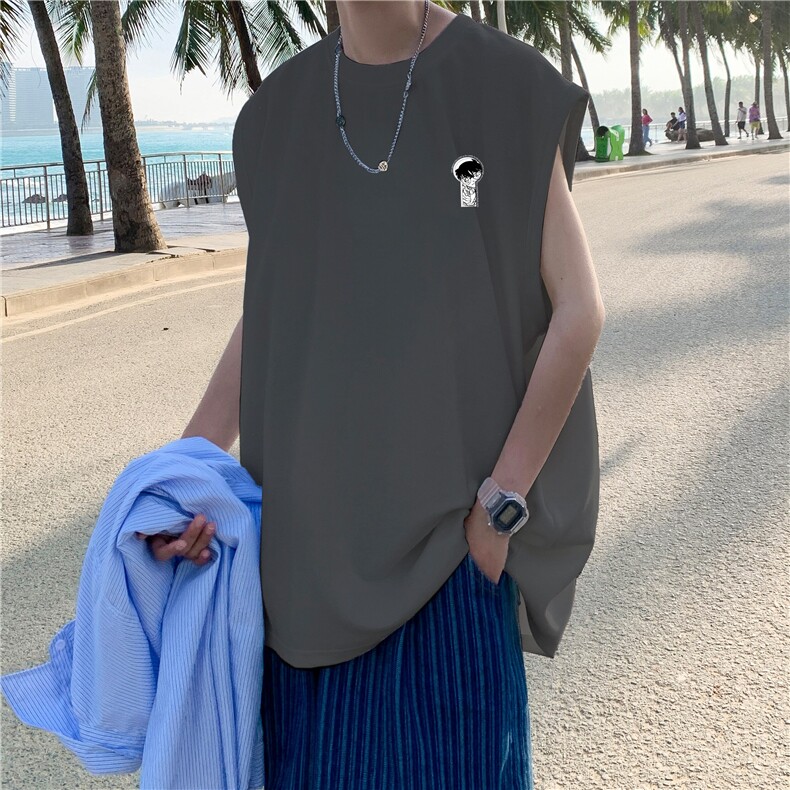 量大图低自动【有货】纯棉背心HD019-1-BX25101-P20，男装背心/马甲，电商019-1