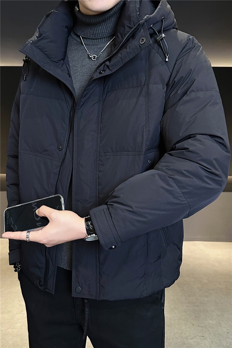 标50绒羽绒服男冬季2025新款外套A313-3308-P215控卷后298,男装羽绒服,电商A313