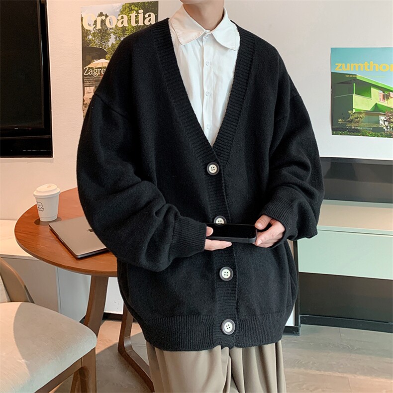 8XL-M特大码开衫毛衣简约外套男情侣休闲针织衫毛线衣MY1205P55,男装针织衫/毛衣,电商D206-1